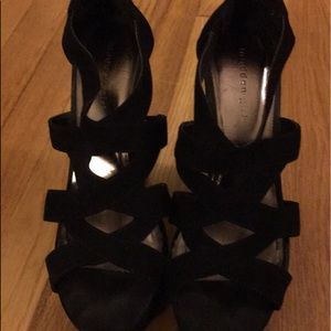 Madden girl black wedges